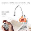 220V IPX4 Instant Electric Faucet Tap Hot Water Heater LED Display Bathroom Kitchen Under Inflow/Lateral Inflow 3000W