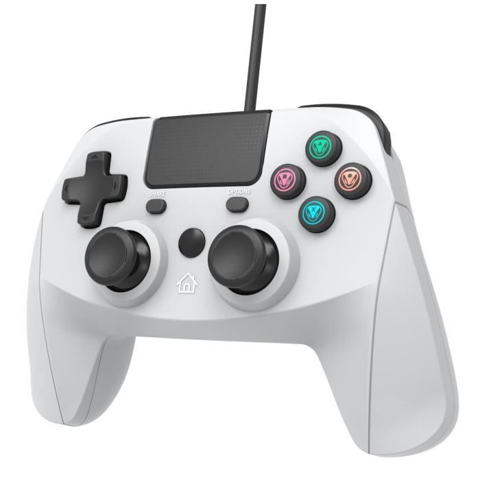 Snakebyte Game: Pad 4 S - Gray - for Use with PS4 - Slim - Pro