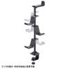 Sanwa Supply Подставка для игрового контроллера с зажимом для наушников (С держателем/черный) JY-STN2BK