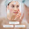 Shower Mirror Anti-fog Without Distortion Acrylic Flat Fogless Mirror with Hook for Gift