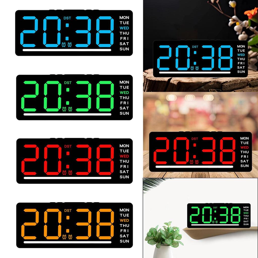 Digital Clock Gifts Home Decor LED Clock for Living Room Office Bedroom