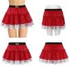Женская блестящая юбка с пайетками на Рождество, Санта, эластичный пояс, пачка, косплей, маскарадный костюм