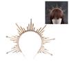 Gothic Cosplay Angel Sunbursts Hair Hoop Women Makeup Headband for Festival Party Teens Performances Hair Accessories