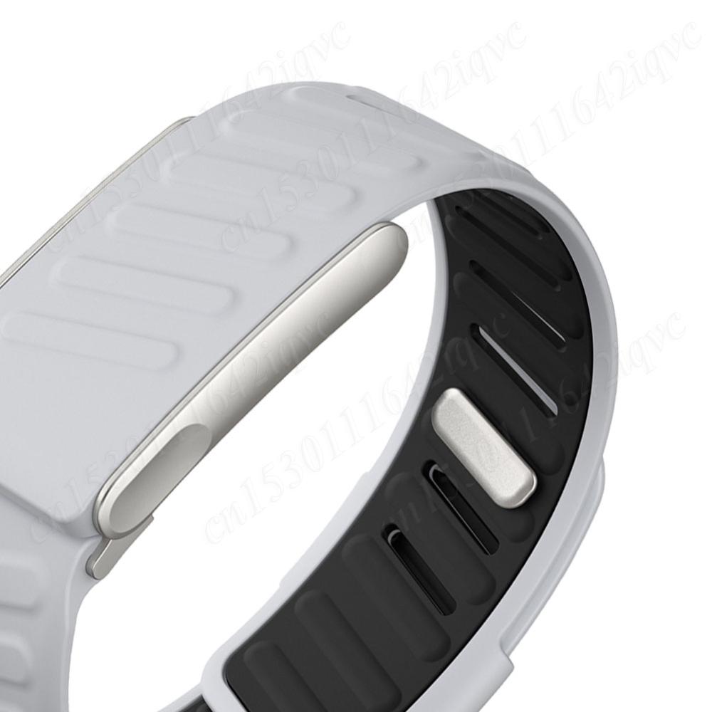 Мягкий ремешок для запястья для WHOOP 5.0/MG Водонепроницаемый силиконовый ремешок для часов Регулируемые износостойкие ремешки для часов Спортивный резиновый ремешок для часов