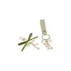 Flores Convallariae Mobile Phone Lanyard Bag Accessory Ribbon Key Ring Korean Style Bag Pendant