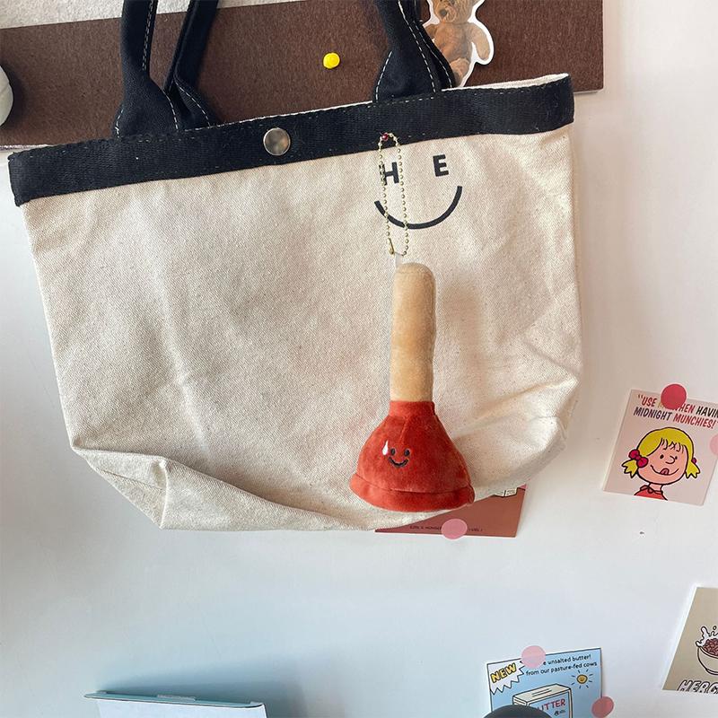 Пробка для туалета, плюшевая кукла, брелок, мультяшный туалетный вантуз, наполнитель, мягкие куклы, брелок, кулон, рюкзак, подвески, сумка, декор, подарки