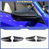 Horn Shape ABS Carbon Fiber Style Rear View Side Mirror Cover Rearview Caps For Honda For Civic 10th 2016 2017 2018 2019 2020