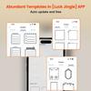 Compactly Bluetooth-compatible Cordless Printer For Household Use Clear Printing On Various Materials No Cartridge