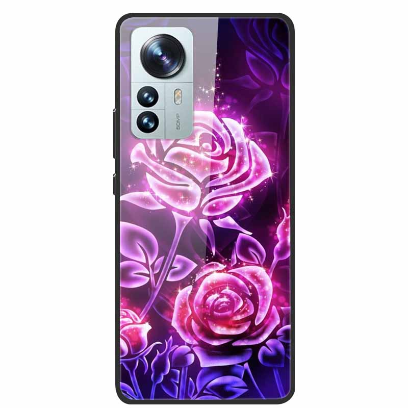 Чехлы из закаленного стекла для Xiaomi 12T 5G Чехол Жесткая задняя крышка телефона для Xiaomi 12T Pro Защитные корпуса Mi 12 T 12TPro 2022 Крутые