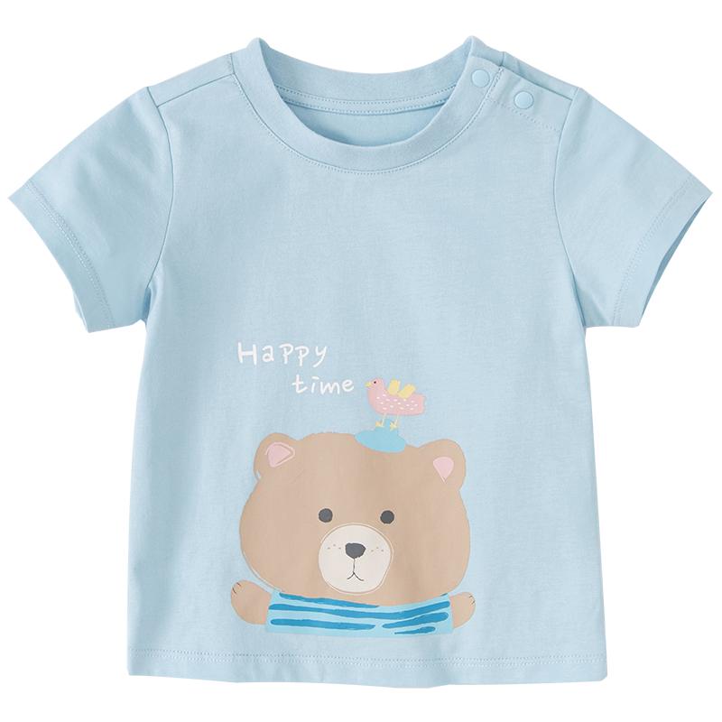 DAVE&BELLA Kids' Summer Short-Sleeve T-Shirt