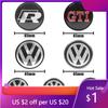 2026 Горячие Для VOLKSWAGEN VW 4 шт. 55 мм 65 мм VW Автомобильный Стайлинг Заглушки Центральные Колпачки Ступицы Значки Аксессуары Для Volkswagen R GTI Golf
