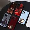 Чехол для телефона 'Грандмастер Демонической Культивации' для iPhone 16, 15, 14, 13, 12, 17, Pro Max, Plus, силиконовый, черный