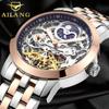 Часы AILANG, мужские механические часы, мужские часы, полностью автоматические летные колеса, водонепроницаемые полые мужские часы