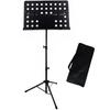 Moerinnoa Folding Music Stand, iPad Music Stand, Reading Stand with Case, H710-1400