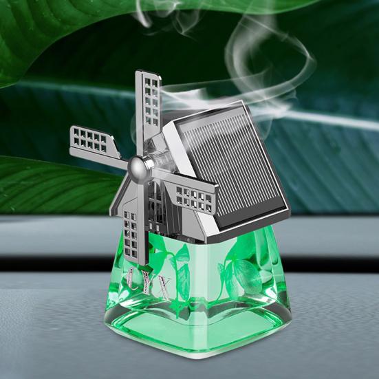 40 мл автомобильный парфюм, ветряная мельница, дизайн, солнечная панель, очистка воздуха, легкий автомобильный вращающийся освежитель воздуха на солнечной энергии