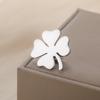 Xiaomi Skyrim Lucky Four Leaf Clover Brooch for Women Stainless Steel Gold Color Suit Badge Pin Fashion Accessories Birthday Gift