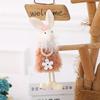 Подвеска в виде кролика, кукла-кролик, подвесные украшения, тканевые куклы, пасхальная плюшевая игрушка для пасхальной вечеринки, декор для детей, подарок, украшения для дома