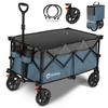 Sekey Large Capacity 135L Load Capacity 150kg Incredibly Compact Lightweight Storage Size and Weight Among Similar Carry Wagon Turning with No