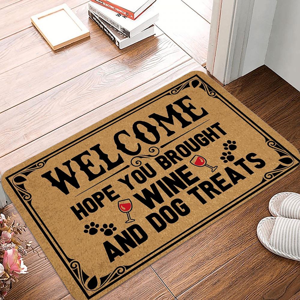 Home Welcome Doormats Non-Slip Washable Bathroom Rugs Creative Bath Rug For Bedroom Living Room Entryway Decor