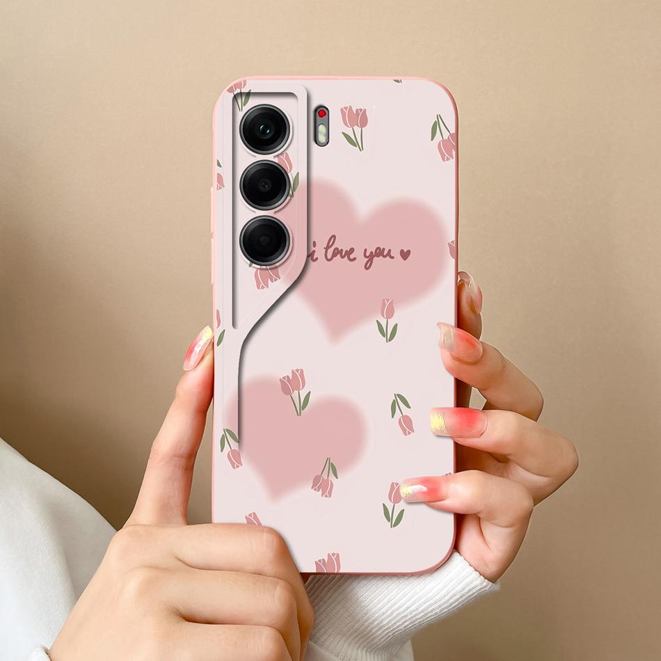 Чехол для телефона Tecno Camon 40 Pro Милые животные Мягкая задняя крышка Жидкий силиконовый корпус для телефона Camon40 Pro 4G 5G Защита от падения Funda