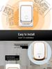 Smart Wireless Doorbell with Long-Range Remote Control, Ideal for Homes and Elderly Assistance