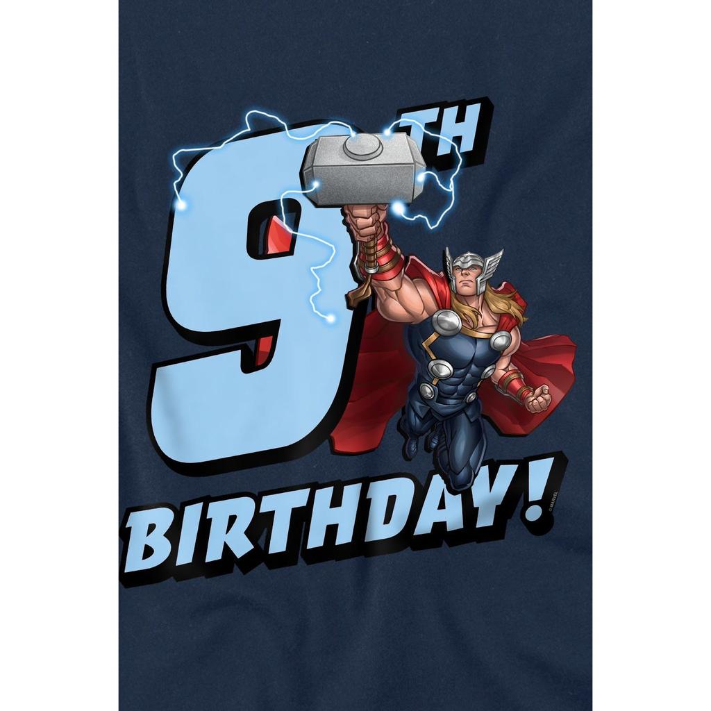 Thor Childrens/Kids 9th Birthday T-Shirt