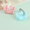 2шт кукольный домик для покупок ручные корзины модель кукольный домик мини-корзина для супермаркета игрушка