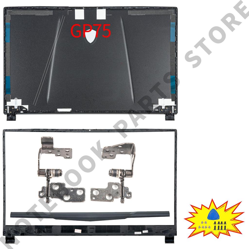 Корпус ноутбука Для GE75 GP75 GL75 RAIDER/Leopard 8SG 9SE MS-17E3 17E7 17E9 Новая задняя крышка Рамка Петли PC Parts Замена