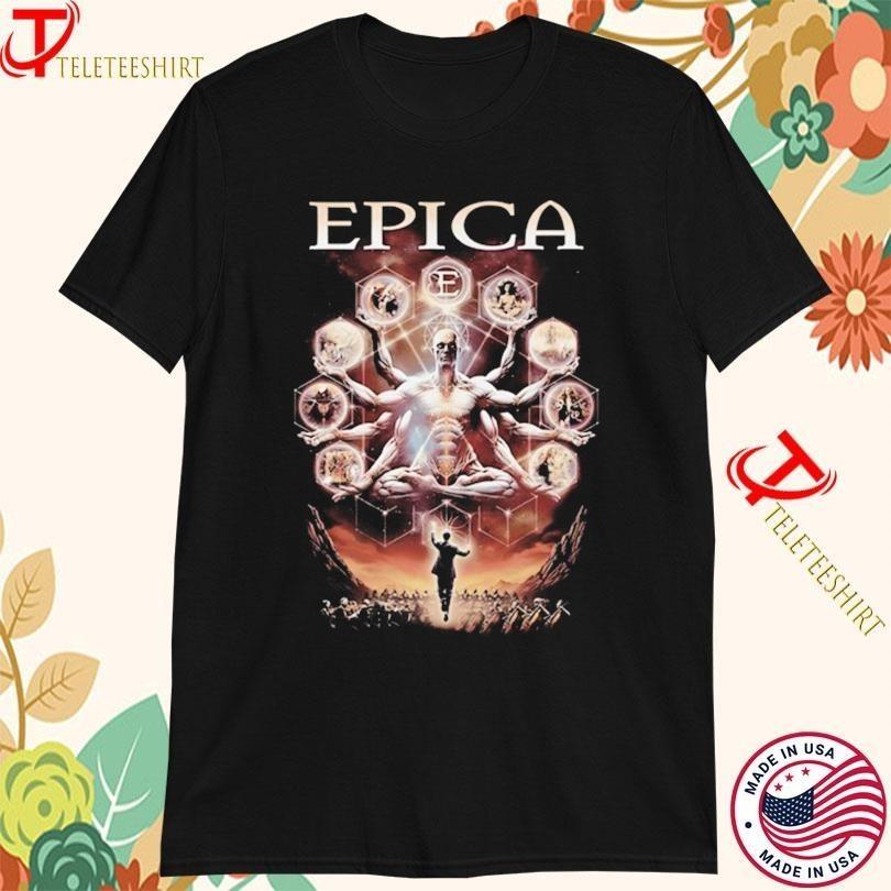 Epica The Symphonic Synergy В Амстердаме 2024 Футболки SN260 Унисекс Футболка