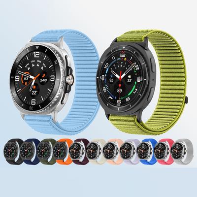 Нейлоновый ремешок для Samsung Galaxy Watch 8 40мм 44мм, регулируемый сменный браслет для Watch 8 Classic/Ultra 2, аксессуары для ремешка