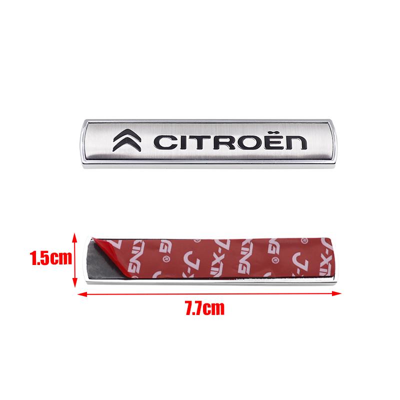 2 шт./1 пара новый Citroen 3D логотип металлический Крыло автомобиля боковое Дверь автомобиля Эмблема наклейка на окно автомобиля Стайлинг Аксессуары