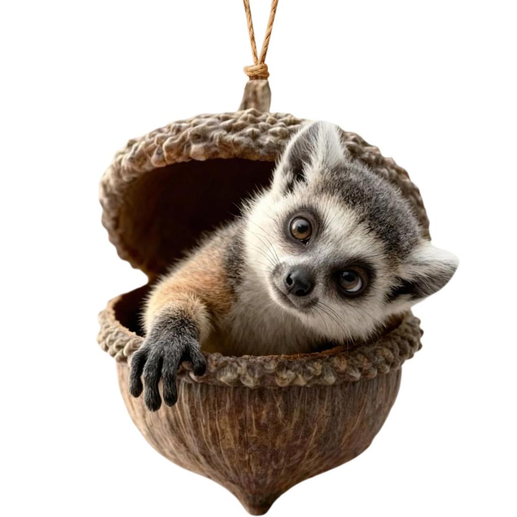 Лесные елочные украшения, Рождественские украшения, Милые елочные украшения в виде ленивца, Подарок для влюбленных.(2D)