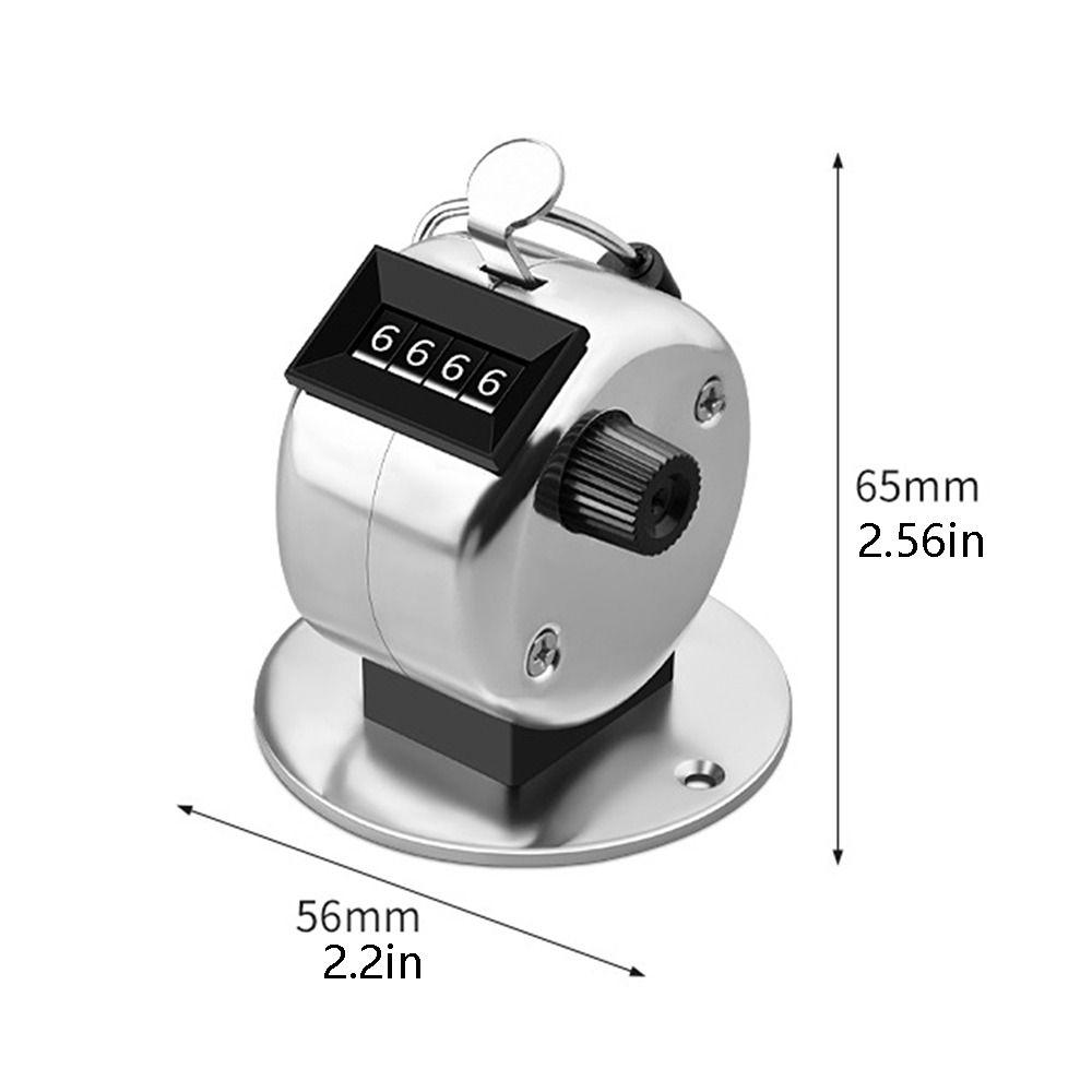 Портативный. Ручной счетчик с 4-значным механическим числом, счетчики с щелчками, спортивные