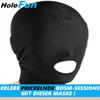HoleFun Маска для головы Бондаж Фетиш SM BDSM Секс-игрушка Маска для открытия рта 1 отверстие