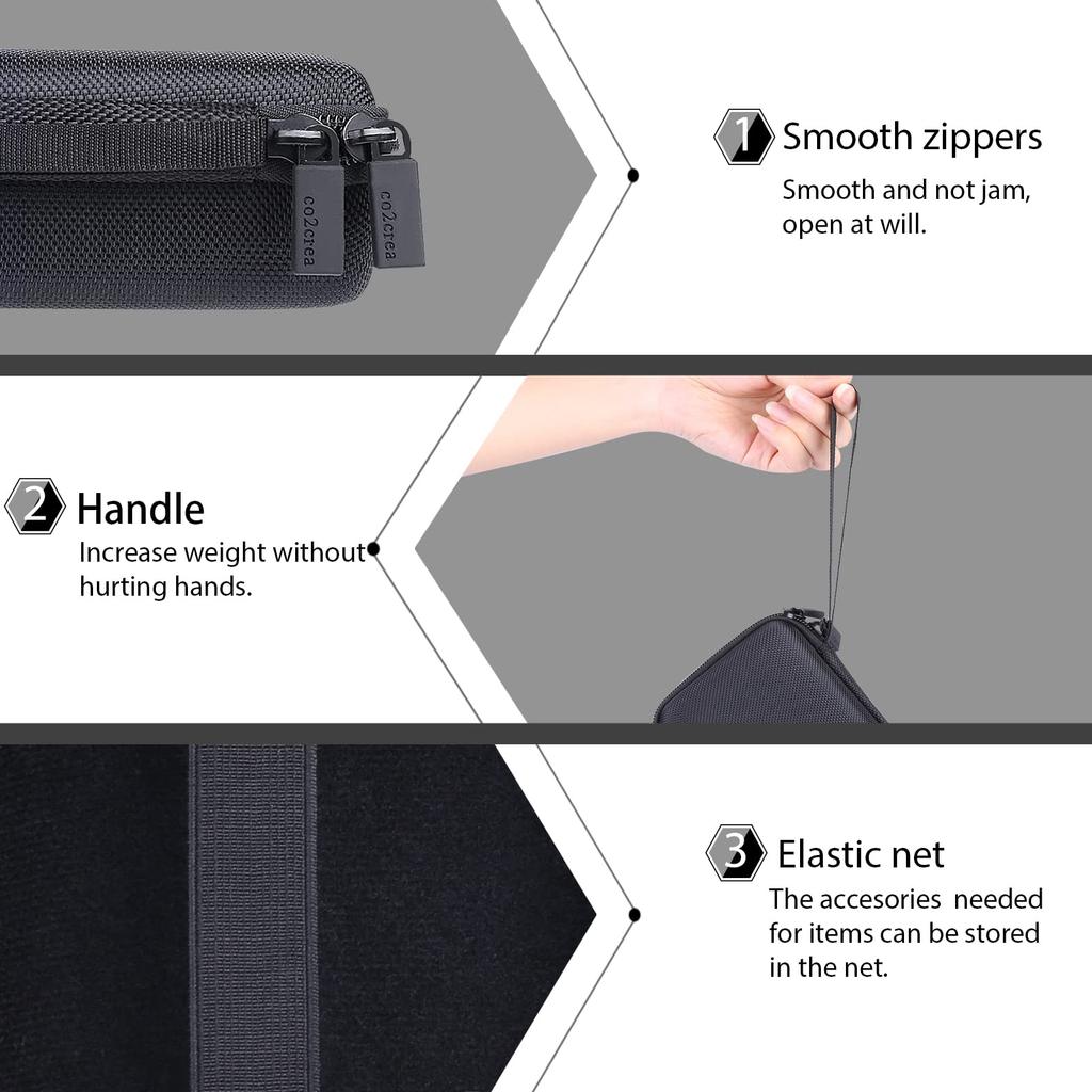 co2CREA Storage Case Compatible with Zoom F3 Field Recorder