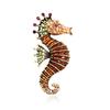 Unisex Brooch Animal Shape Men Women Colored Rhinestone