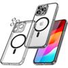 Case for iPhone 15 - Transparent Protection - Rigid - Magnetic Circle - Rear Camera Protection