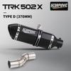 Выхлопная система для мотоцикла Benelli TRK502X 502X TRK 2019 2020 2021 Полные системы Moto Соединительная труба