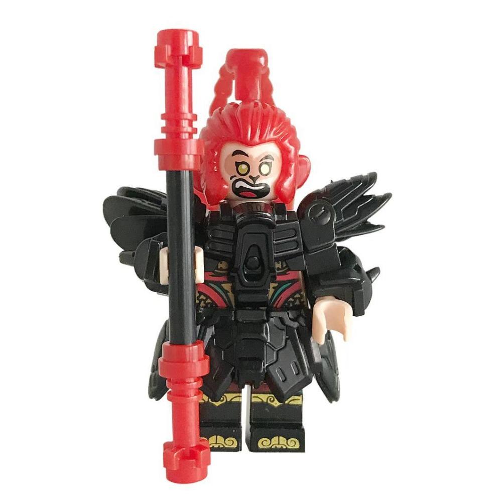 Building Block Doll Westward Journey Wukong Building Block Cool Wings Puzzle Assembly