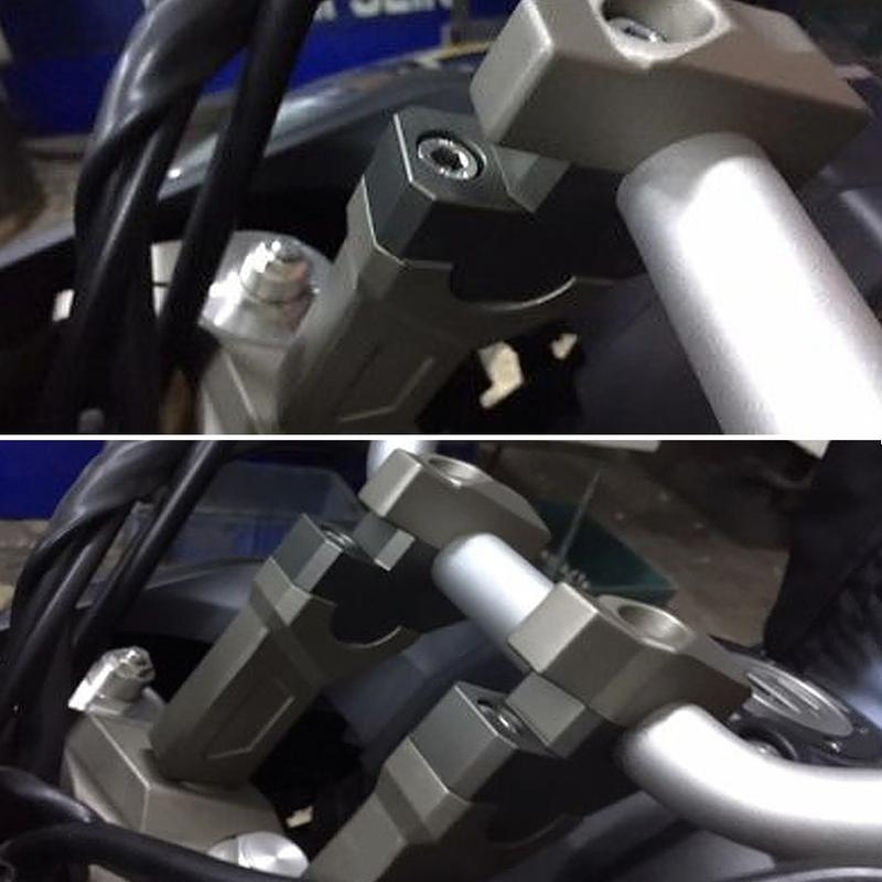 ДЛЯ YAMAHA MT09 Tracer 900 GT FZ09 XSR900 2015 - 2020Проставки руля Райзеры Руль Мотоциклетное крепление Зажим руля Универсальный 2021