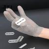 Metal Mesh Glove 1Pc Cut Resistant Food Grade Stainless Steel Kitchen Cooking Professional Meat Cutting Oyster Shucking Butcher Heavy Duty Chainmail