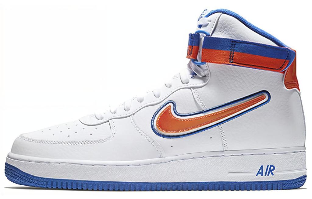 Nike Air Force 1 High Sport Nba Белый Командный Оранжевый Королевский Синий AV3938-100