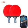 2PCS ракетка для настольного тенниса для начинающих настольный теннис обучение шипы-в резиновые ракетки для пинг-понга ракетка