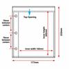 Multi-Pockets Card Sleeves 3 Ring Binder Insert Dust Proof Photo Sleeve  Album Refill