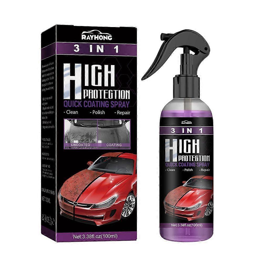 3PCS 100ml Car Ceramic Coating Spray 100ml Auto Nano Ceramic Coating Polishing Spraying Wax High Protection Car Paint Scratch Repair