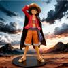 Bandai 15cm Integrated Luffy Hat Wearing Action Doll Statue Anime Character PVC Model Doll Series Toy Gift for Children