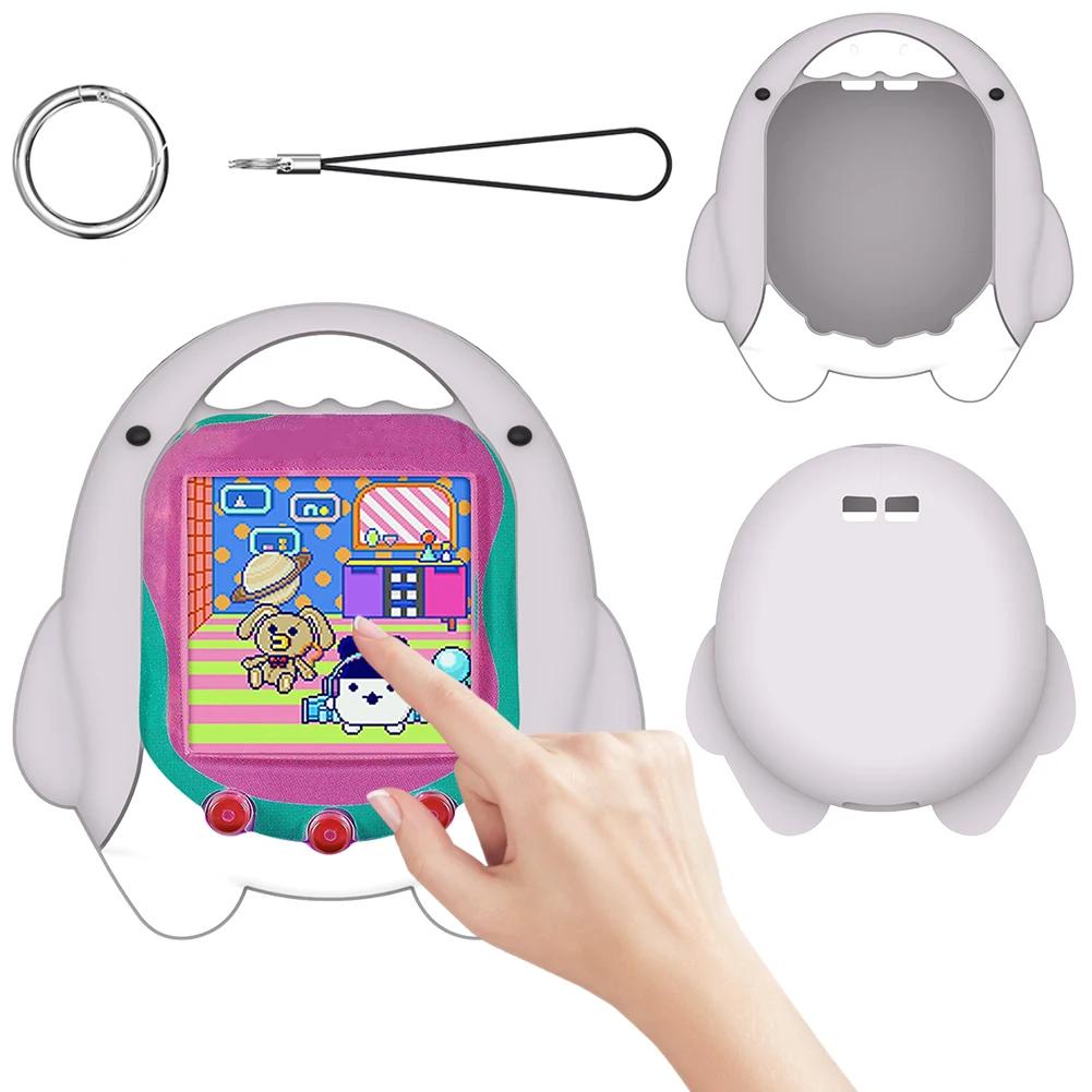 Милый силиконовый защитный чехол для виртуального питомца Tamagotchi Uni 2025 с ремешком для пальца, мягкая крышка против царапин