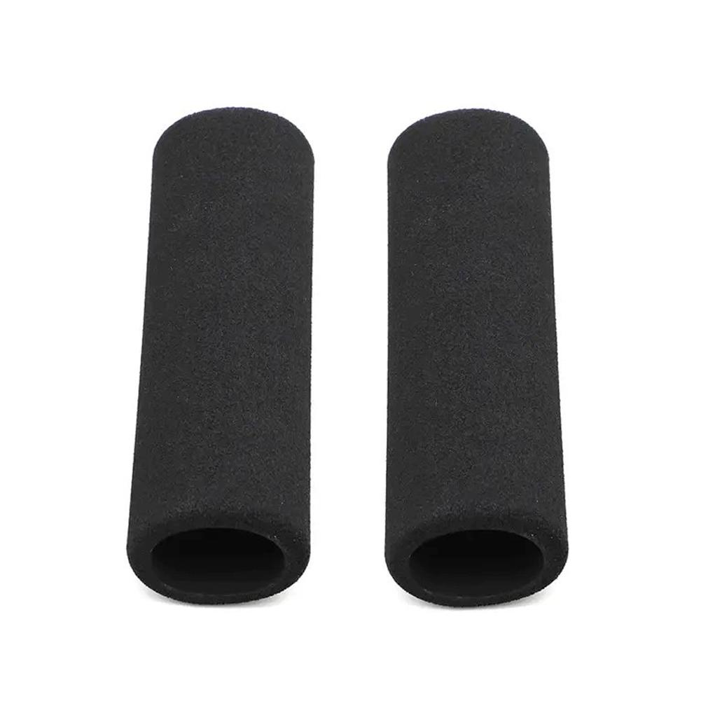 Новые 2 шт. Черные мотоциклетные накладки на ручки, нескользящие, из пеноматериала, антивибрационные, комфортные накладки на ручки руля для мотоциклетных аксессуаров BMW