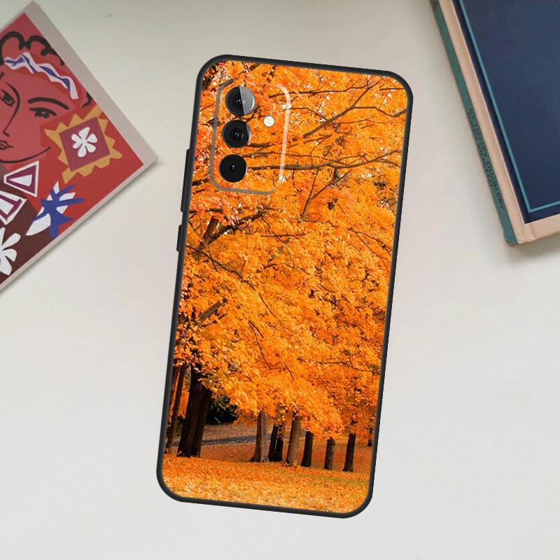 Autumn Leaves Case For Samsung Galaxy A06 A16 A26 A36 A56 A55 A35 A15 A53 A32 A52 A33 A13 A14 A34 A54 A17