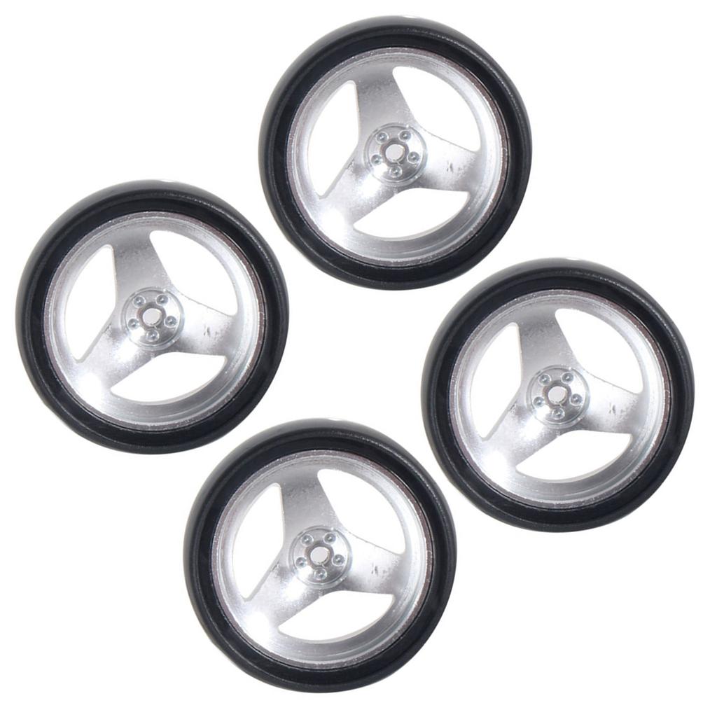 1/18 Remote Control Drift Car Upgrade Tires 4PCS With Metal Rims For Enhanced Control And Stability Driving Experience